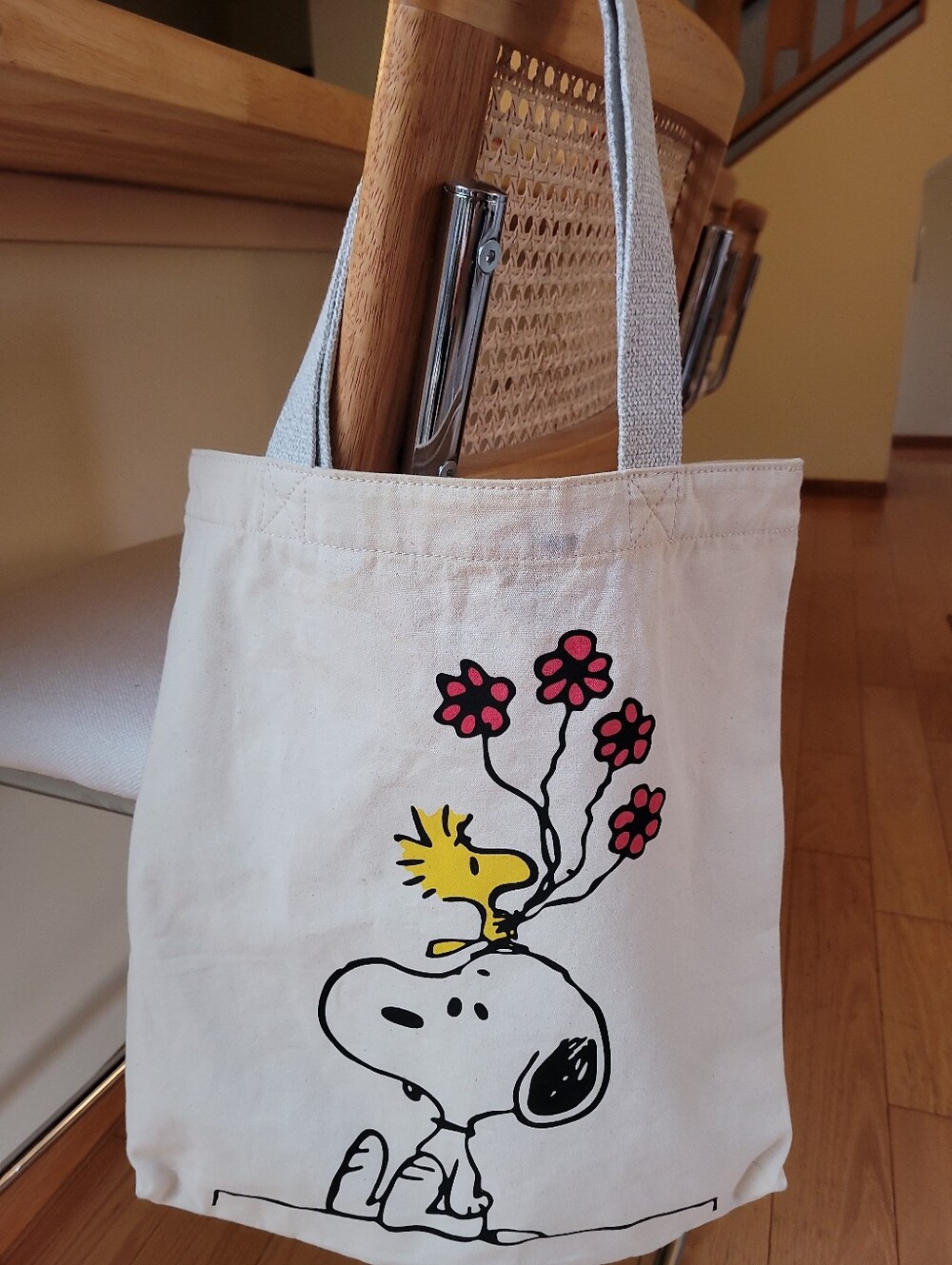 Gap X Peanuts Tote with Snoopy & Woodstock